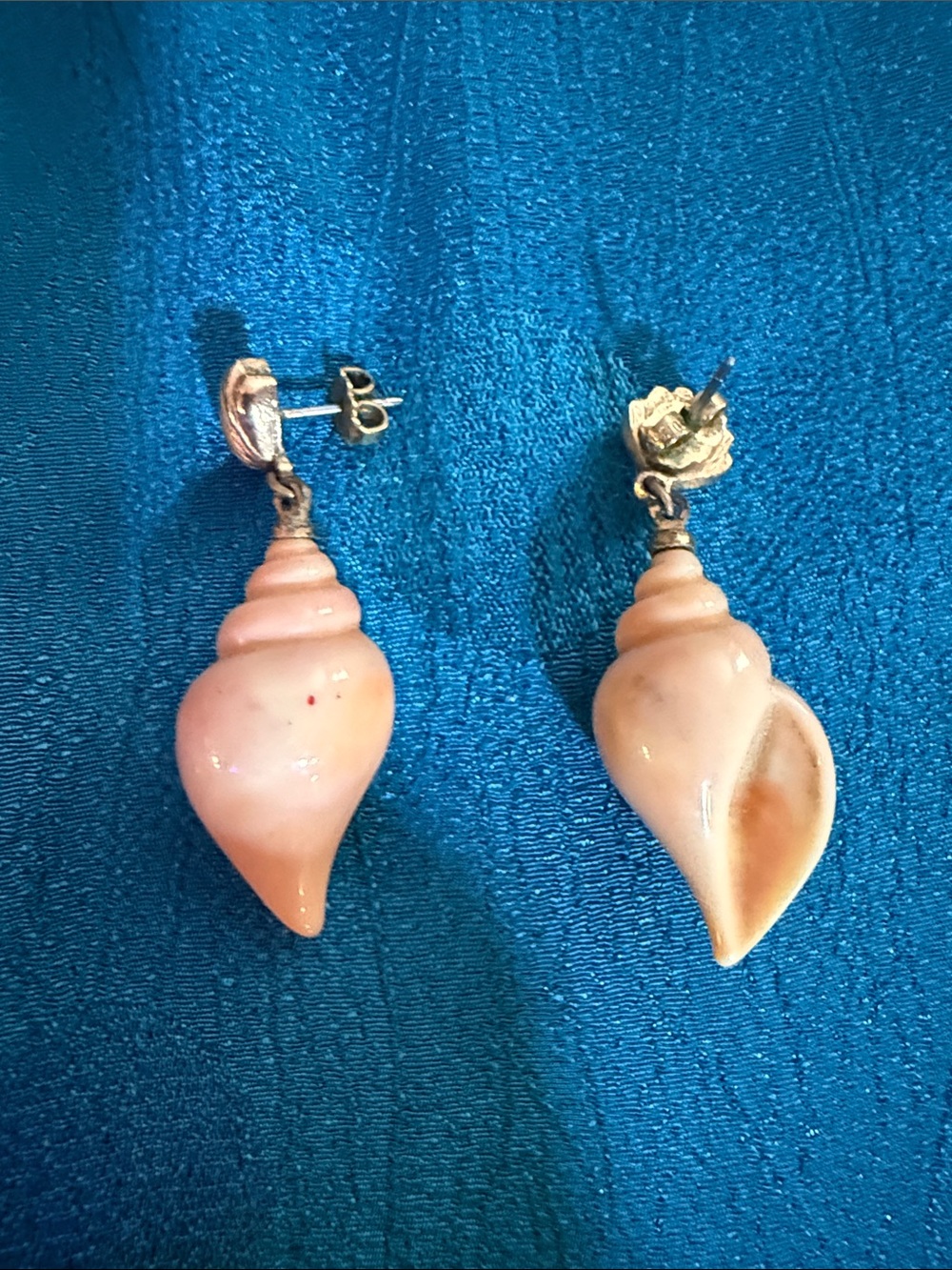 Pink resin Shell Drop Earrings - Women Jewelry